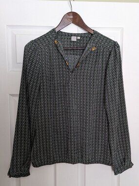 Twik Green Patterned Blouse